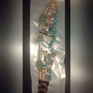 Crystal Handmade Turquoise Apple Watch Band